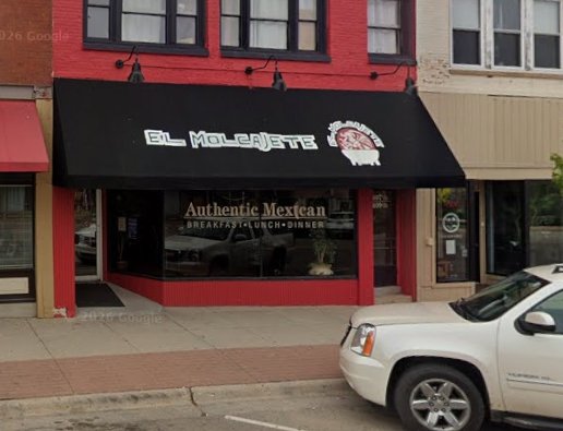 El Molcajete restaurant on South State Street in Belvidere, Illinois